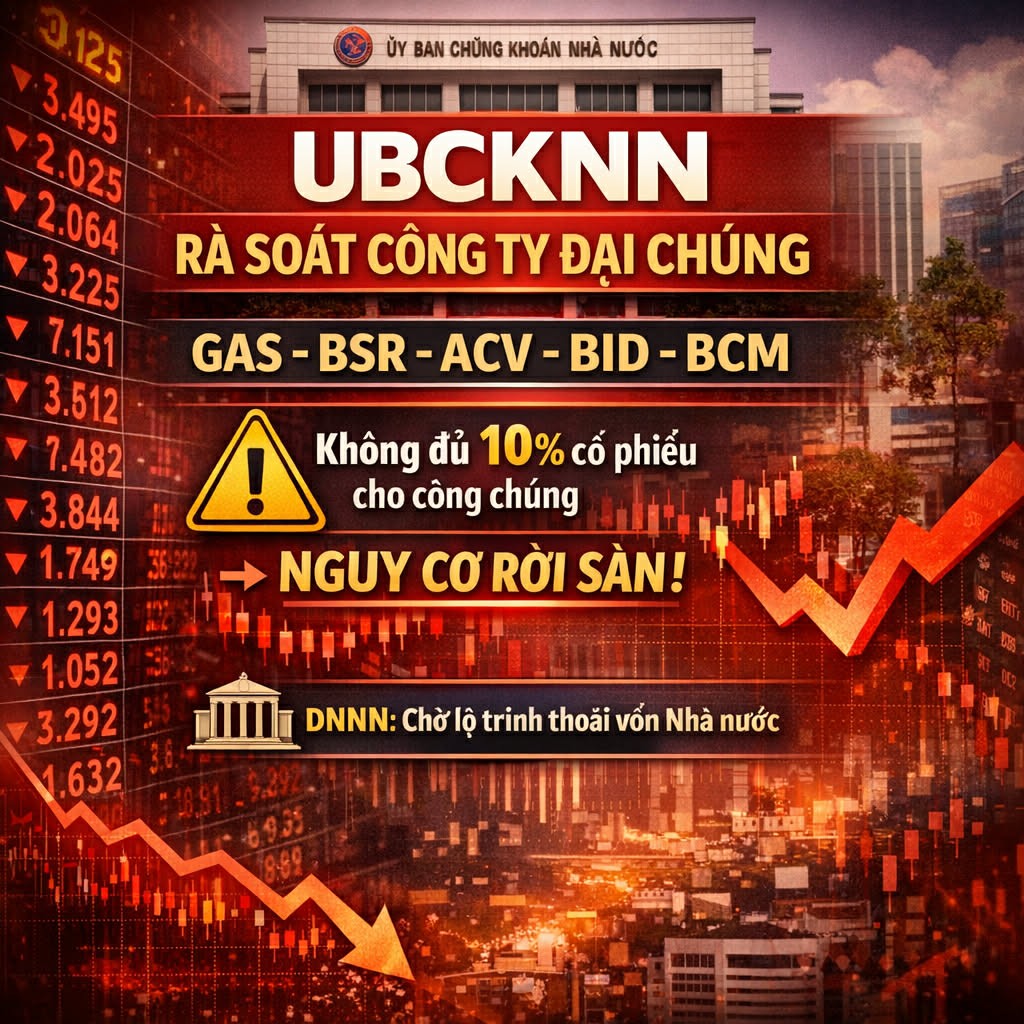 Nóng: UBCKNN rà soát tư cách công ty đại chúng – Loạt doanh nghiệp tỷ USD “vào tầm ngắm”