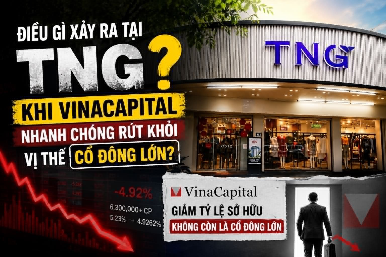 Điều gì xảy ra tại TNG khi VinaCapital nhanh chóng rút khỏi vị thế cổ đông lớn?
