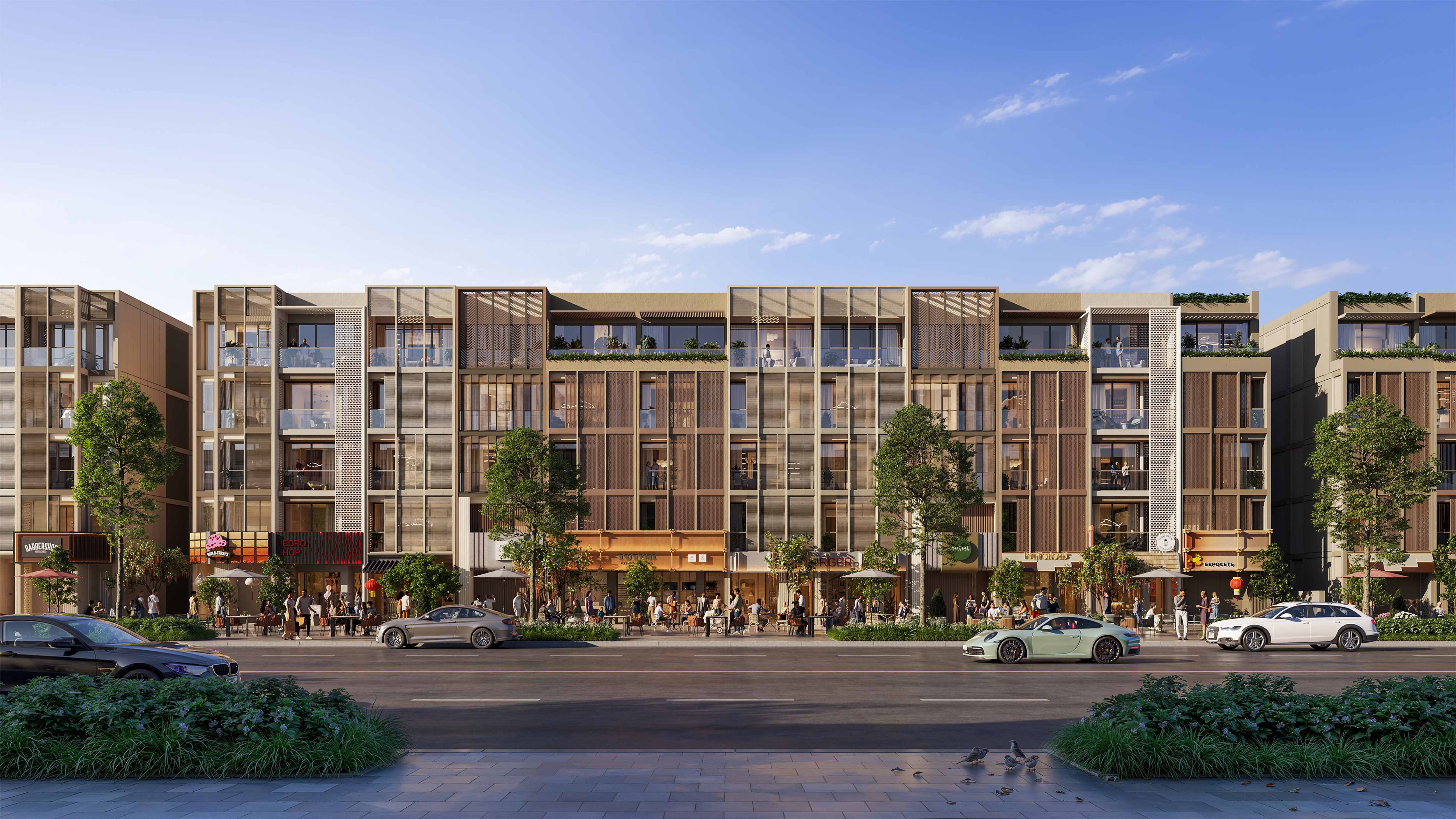 Khu phố thương mại SOHO tại The Global City: Nơi bản sắc giao thương song hành nhịp sống toàn cầu