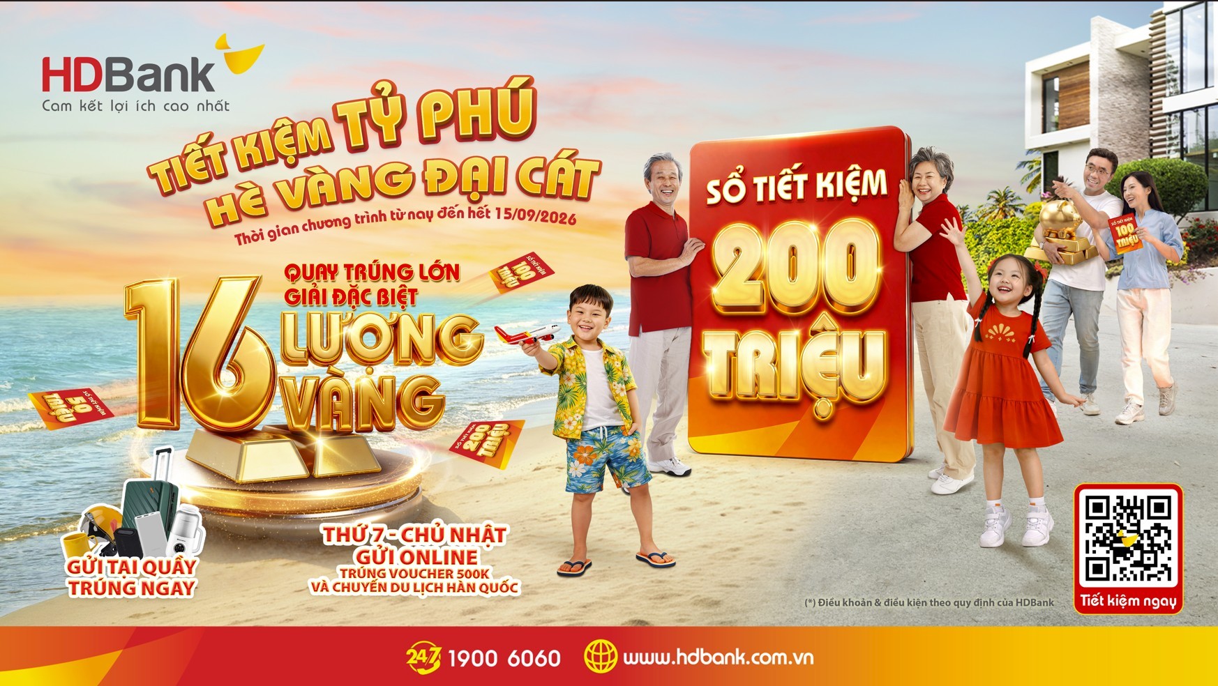 HDBank tiếp tục trao cơ hội “đại cát” tới khách hàng gửi tiết kiệm