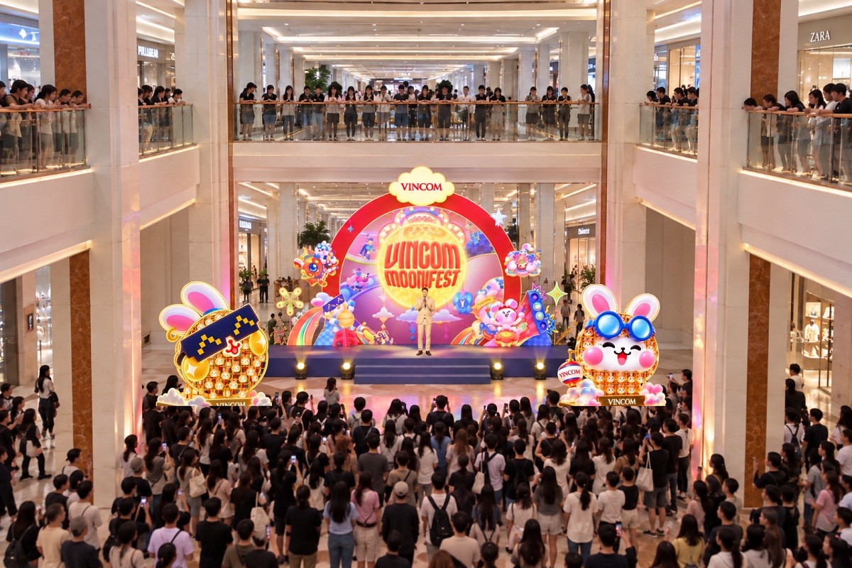 Từ rước đèn đến “rước may”: Vincom Moonifest biến mùa trăng thành cuộc vui đa trải nghiệm