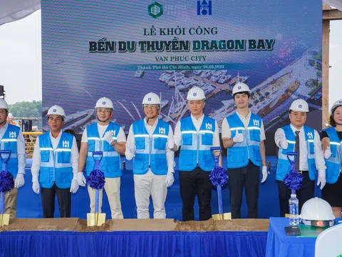Tập đoàn Vạn Phúc khởi công bến du thuyền Dragon Bay tại Van Phuc City